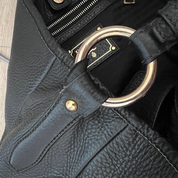 AUTH Prada Vitello Daino Hobo bag in black, MEDIUM - Picture 9 of 14